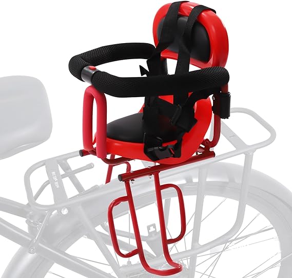 electric bicycle with baby seat Gdrasuya10 Kids Bike Seat Rear Mounted – Rex E-Bikes