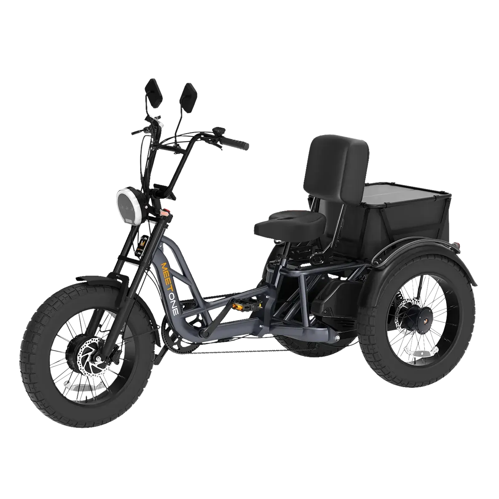 Meet One Tour 2.0 Dual Motor Full Suspension Trike – Rex E-Bikes