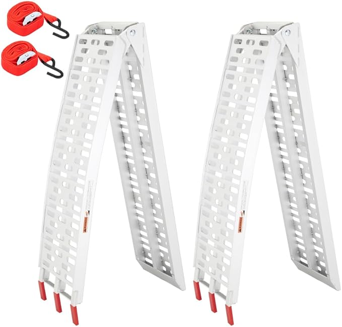 Chevron Ramp TUFFIOM 7ft Aluminum Truck Ramps 1500lbs Capacity – Rex E-Bikes