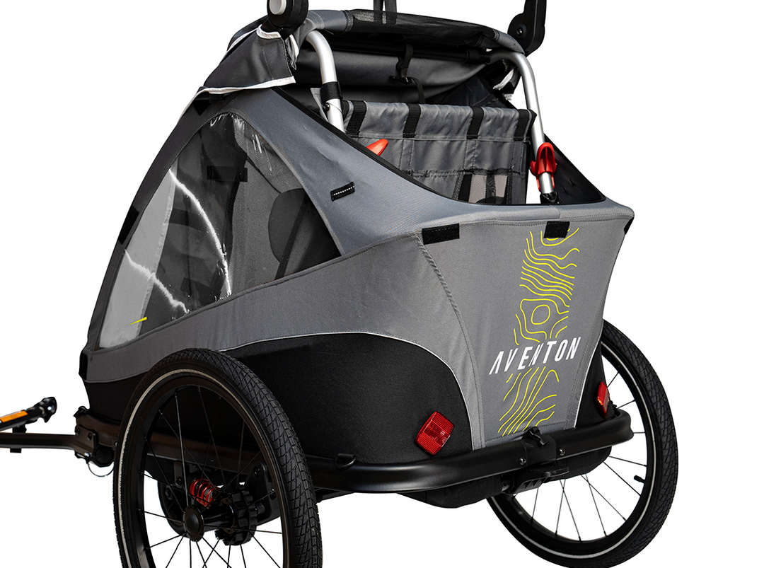 apex double stroller and bike trailer Aventon Double Seat Child Trailer