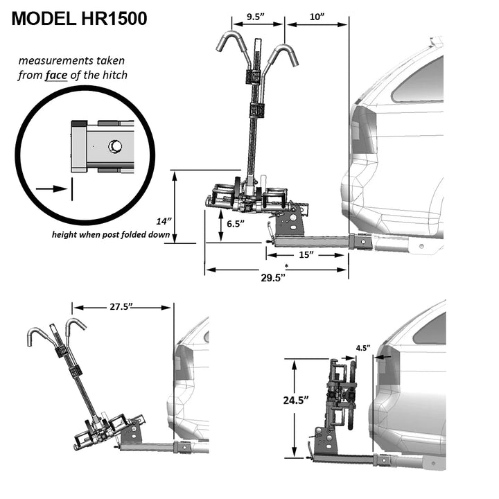 Hollywood Sport Rider Rack for Electric Bikes