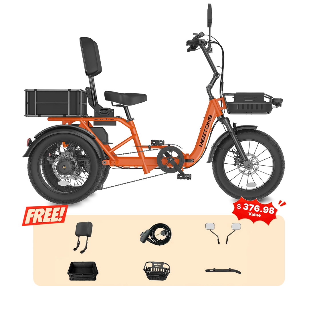 Meet One Breeze 2.0 Full Suspension Folding Electric Trike