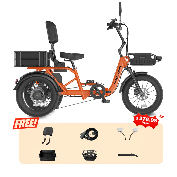 Meet One Breeze 2.0 Full Suspension Folding Electric Trike