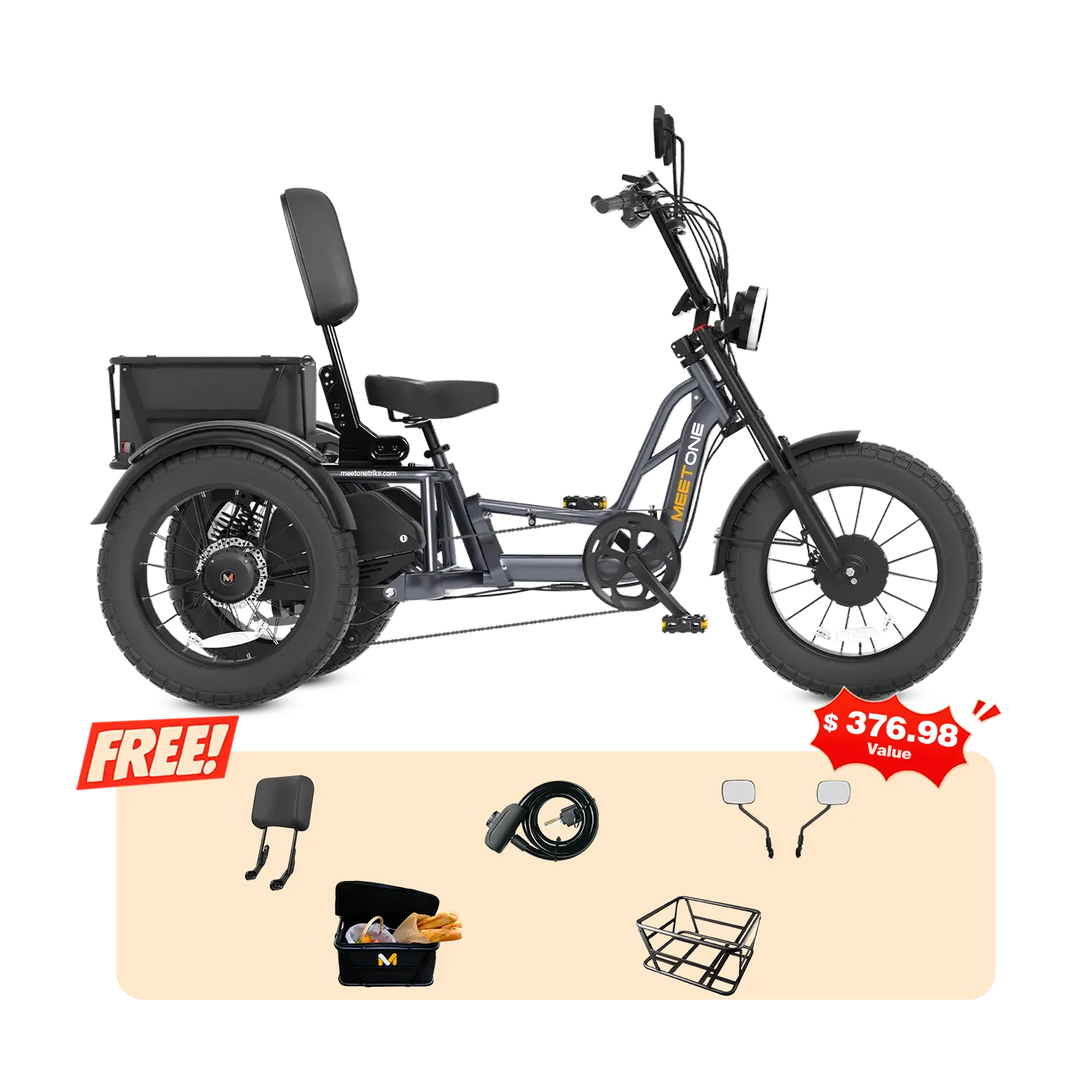 Meet One Tour 2.0 Dual Motor Full Suspension Trike