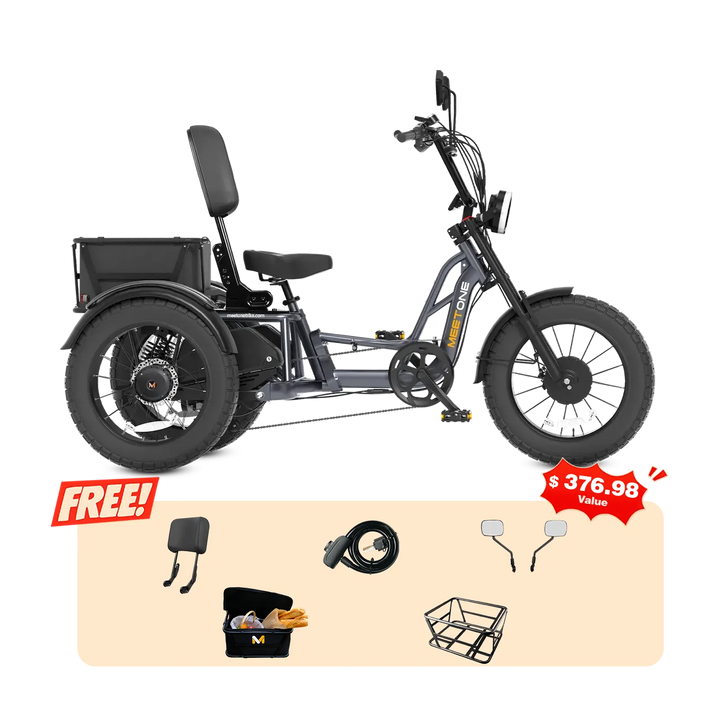 Meet One Tour 2.0 Dual Motor Full Suspension Trike