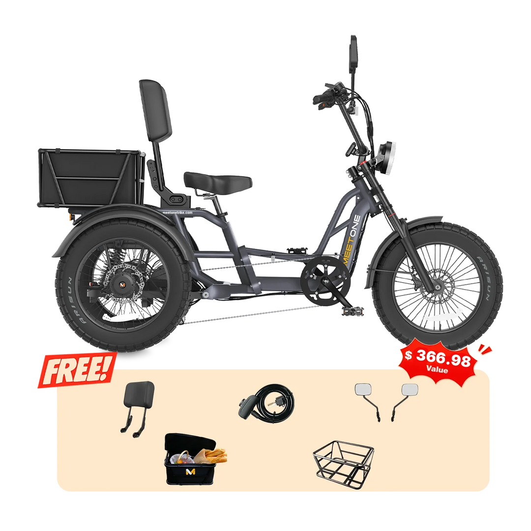 Meet One Tour Lite 2.0 Full Suspension Electric Trike