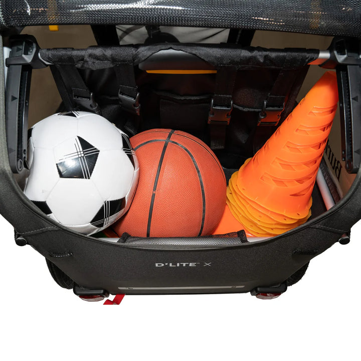 Burley Single and Double Kid Trailer and Stroller with Adjustable Suspension Elements