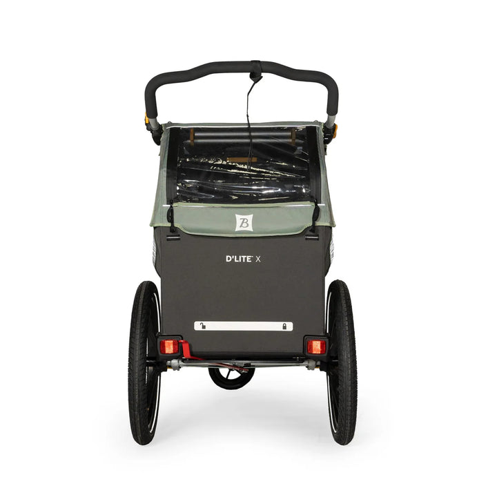 Burley Single and Double Kid Trailer and Stroller with Adjustable Suspension Elements