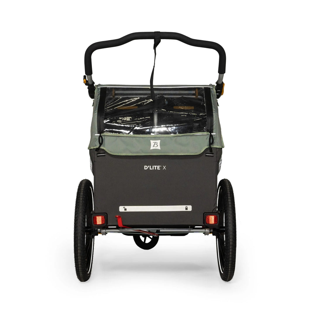 Burley Single and Double Kid Trailer and Stroller with Adjustable Suspension Elements